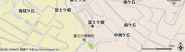 愛知県南知多町（知多郡）豊浜（冨士ケ根）周辺の地図