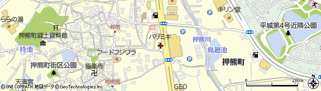 奈良県奈良市押熊町551周辺の地図