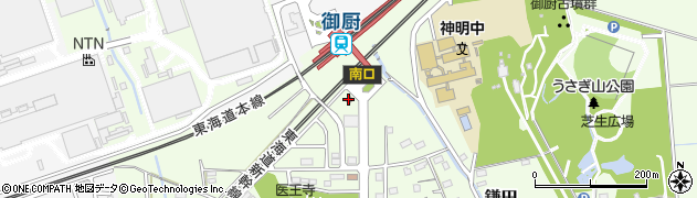磐田警察署御厨駅前交番周辺の地図