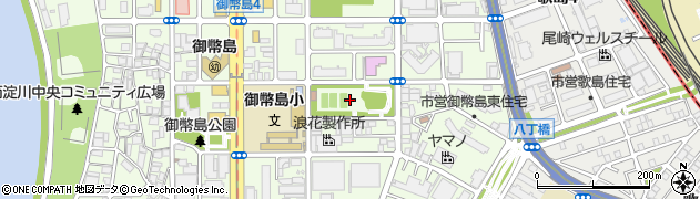 御幣島東公園周辺の地図