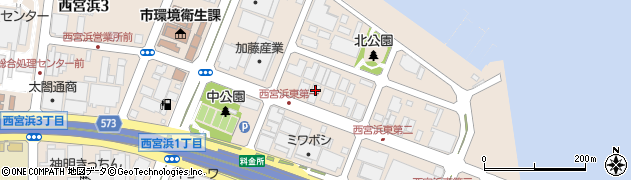 株式会社オリエンタルベーカリー　阪神販売周辺の地図