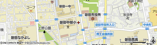 静岡県磐田市久保町周辺の地図