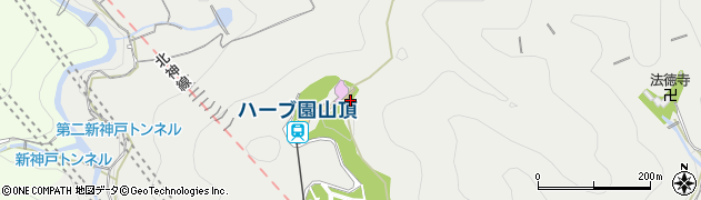 兵庫県神戸市中央区葺合町堀切周辺の地図