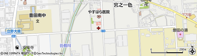 静岡県磐田市宮之一色833周辺の地図
