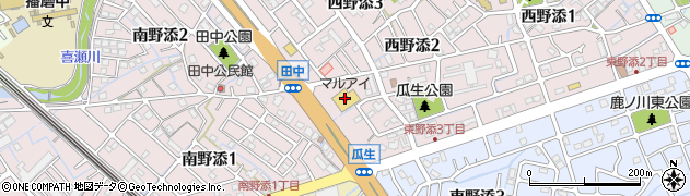 マルアイ播磨店周辺の地図
