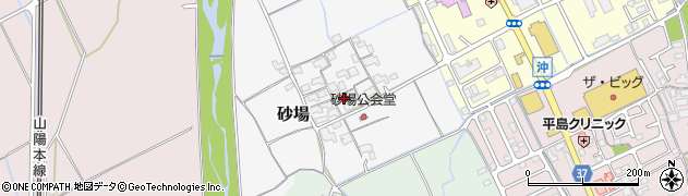 岡山県岡山市東区砂場209周辺の地図