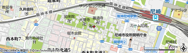 甘露寺周辺の地図