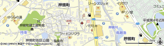 奈良県奈良市押熊町529周辺の地図