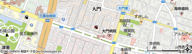 ＥＮＥＯＳ津北浜ＳＳ周辺の地図