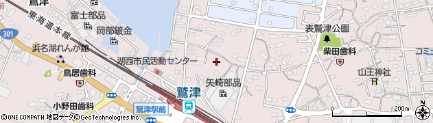 静岡県湖西市鷲津1435-3周辺の地図