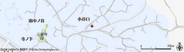 京都府木津川市梅谷小谷口周辺の地図
