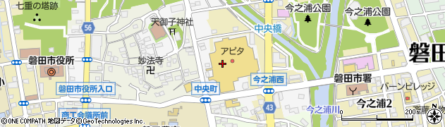 ハニーズアピタ磐田店周辺の地図