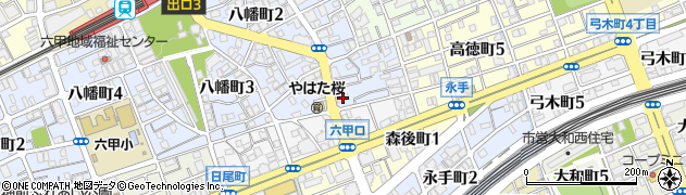 京大ゼミナール久保塾　六甲教室周辺の地図