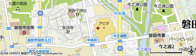 サンマルクカフェアピタ磐田店周辺の地図