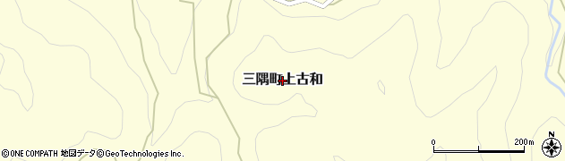 島根県浜田市三隅町上古和周辺の地図