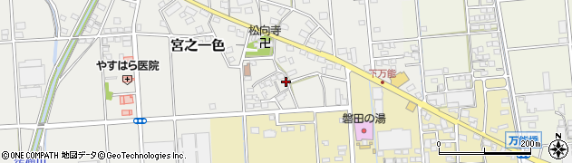 静岡県磐田市宮之一色441周辺の地図
