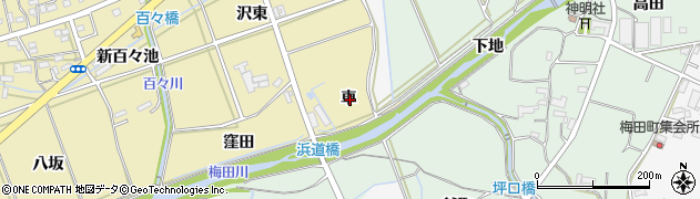 愛知県豊橋市浜道町車周辺の地図