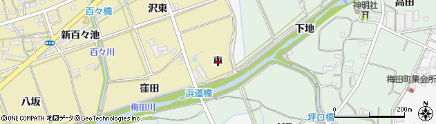 愛知県豊橋市浜道町（車）周辺の地図