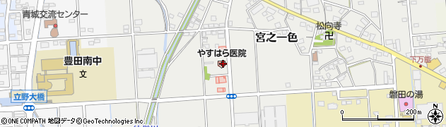 静岡県磐田市宮之一色822周辺の地図