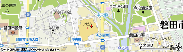 １００円ショップセリア　アピタ磐田店周辺の地図