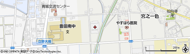 静岡県磐田市宮之一色988周辺の地図