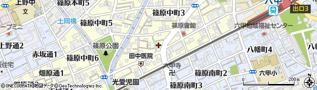 ラーメンたろう阪急六甲店セントラルキッチン周辺の地図