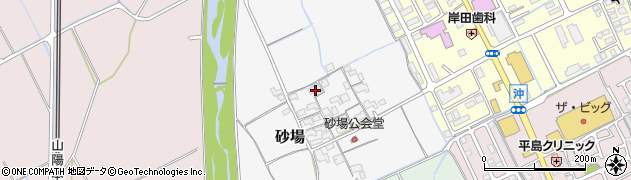 岡山県岡山市東区砂場196周辺の地図