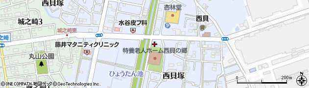 静岡県磐田市西貝塚2116周辺の地図