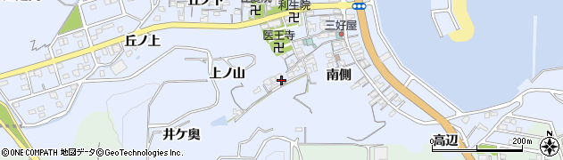愛知県南知多町（知多郡）大井（井ケ奥）周辺の地図
