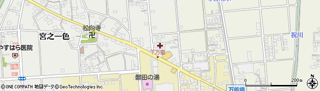 静岡県磐田市宮之一色371周辺の地図