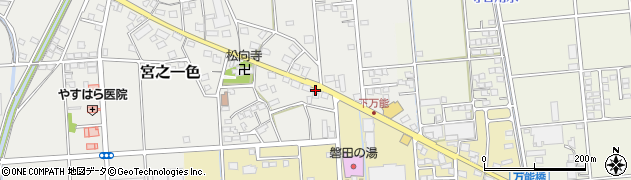 静岡県磐田市宮之一色405周辺の地図