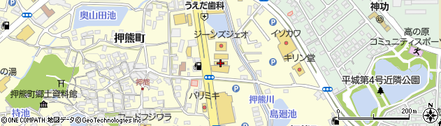 奈良県奈良市押熊町538周辺の地図