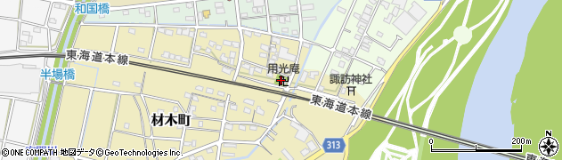 天龍木材株式会社周辺の地図