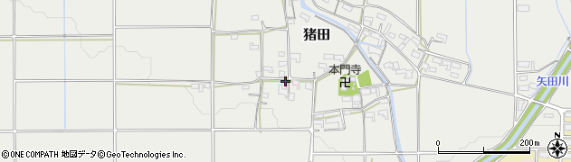 三重県伊賀市猪田5338周辺の地図