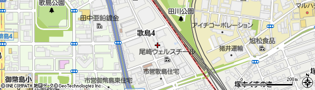 アイクレオ株式会社大阪営業所周辺の地図