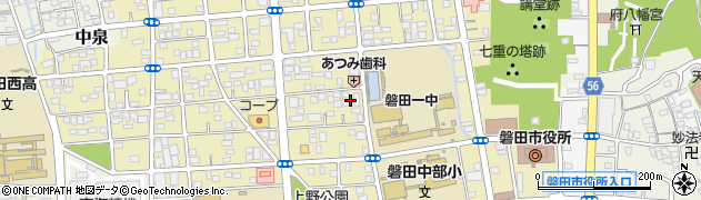 静岡県磐田市桜ケ丘周辺の地図