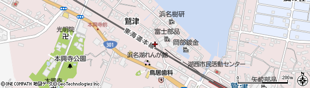静岡県湖西市鷲津478周辺の地図