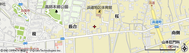 愛知県豊橋市浜道町桜59周辺の地図