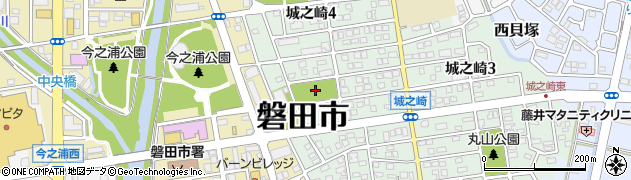 城之崎公園周辺の地図