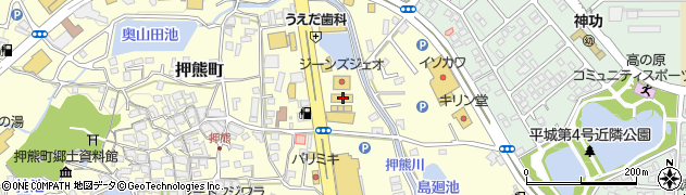 奈良県奈良市押熊町536周辺の地図