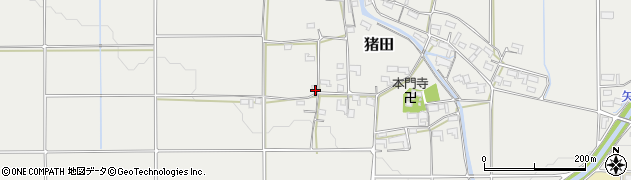 三重県伊賀市猪田3820周辺の地図