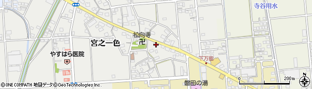 静岡県磐田市宮之一色409周辺の地図