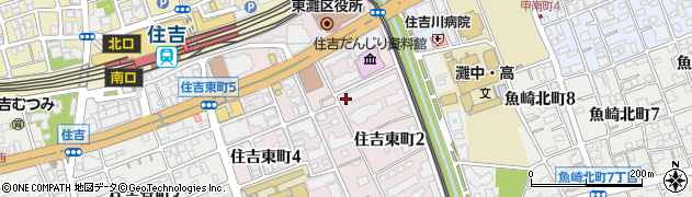 住吉東町小公園周辺の地図