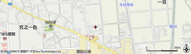 静岡県磐田市宮之一色361周辺の地図
