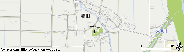 三重県伊賀市猪田5412周辺の地図
