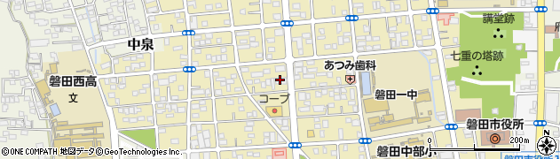 浜松磐田信用金庫国府台支店周辺の地図