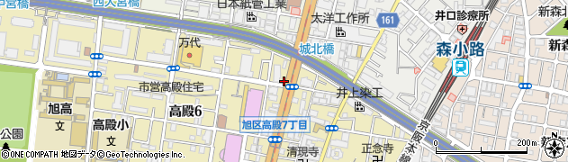 カマモト刺繍加工所周辺の地図
