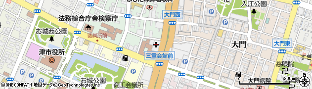 みずほ銀行津支店周辺の地図