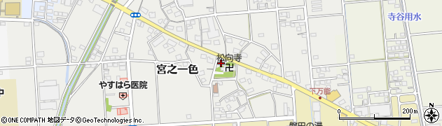 静岡県磐田市宮之一色416周辺の地図