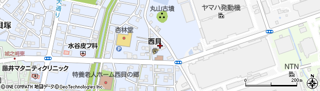 静岡県磐田市西貝塚3040周辺の地図
